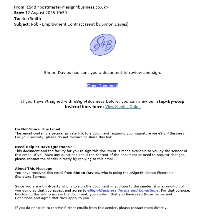 example email